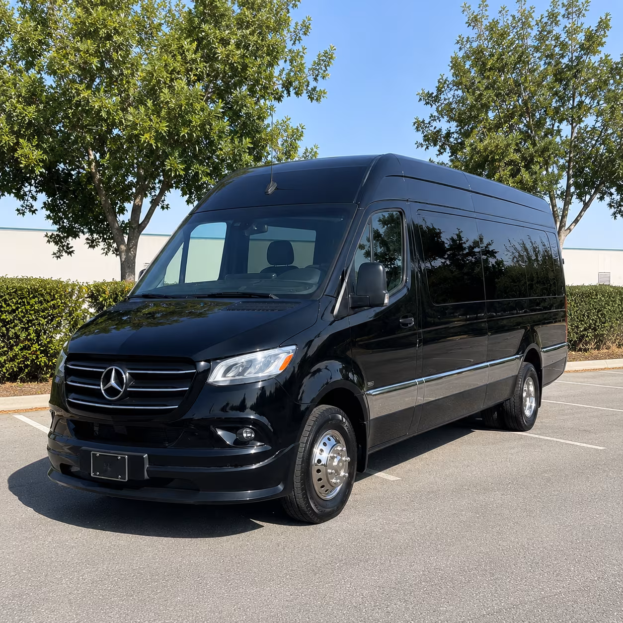 Visalia Airport Shuttle & Transportation party bus exterior