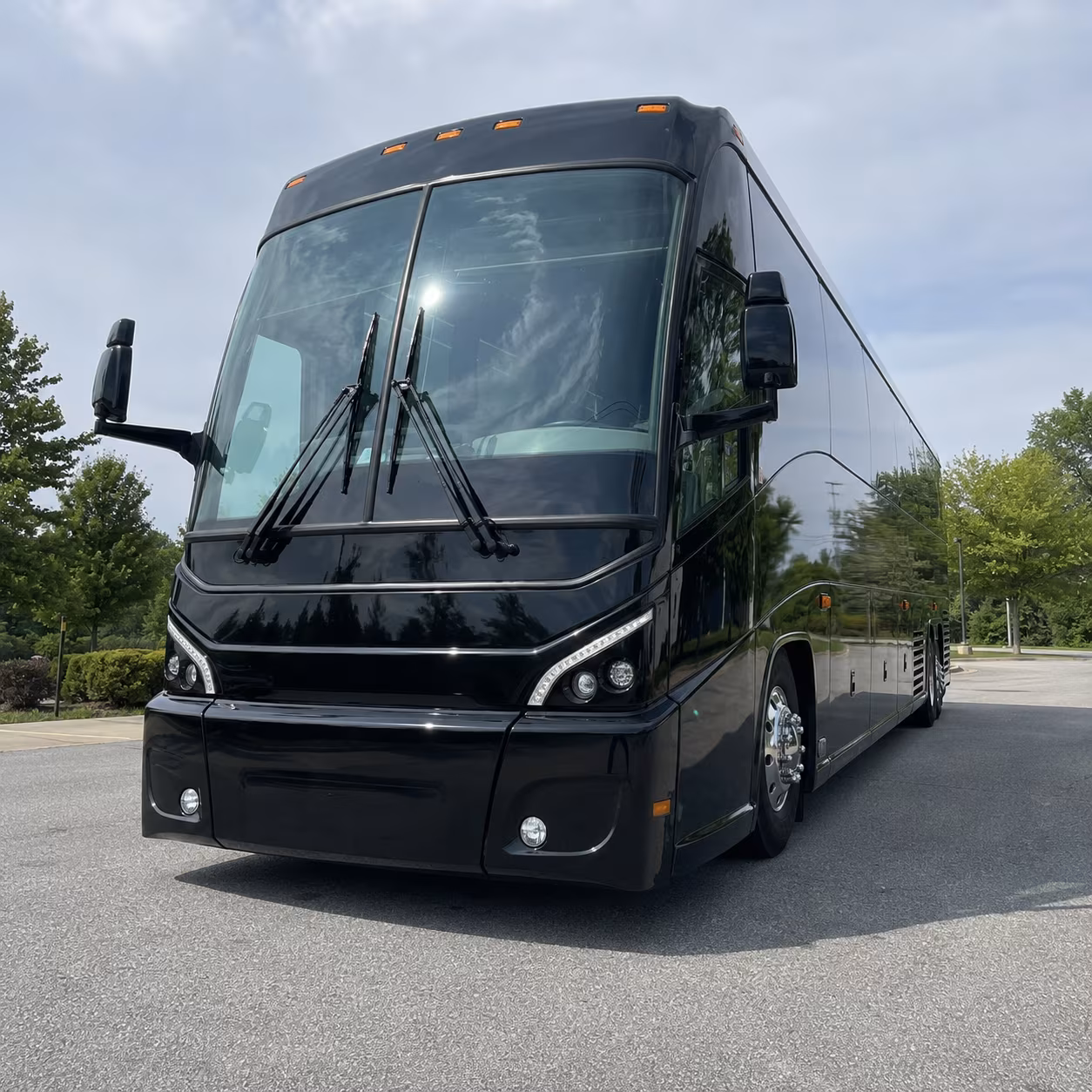 Visalia Airport Shuttle & Transportation party bus exterior