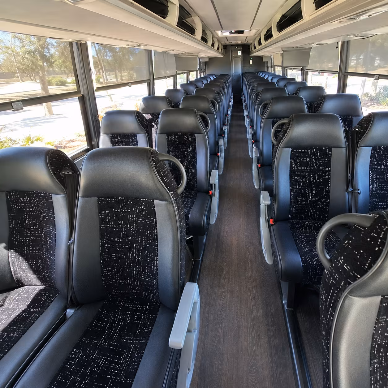 Visalia Airport Shuttle & Transportation party bus interior