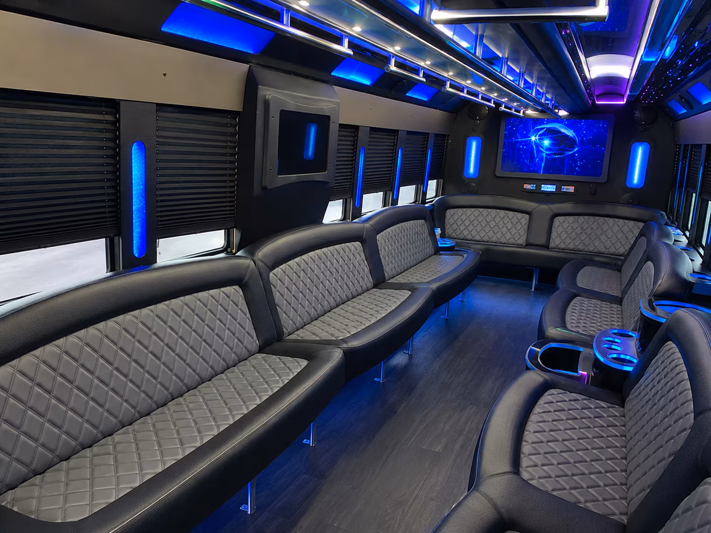 Visalia Concert & Music Festival Transportation party bus exterior