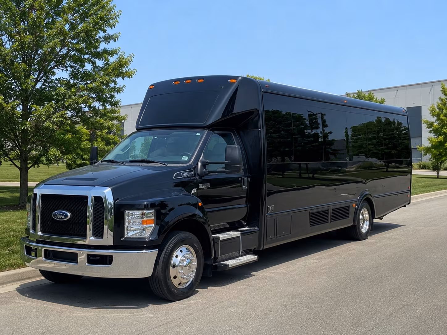 Visalia Concert & Music Festival Transportation party bus exterior