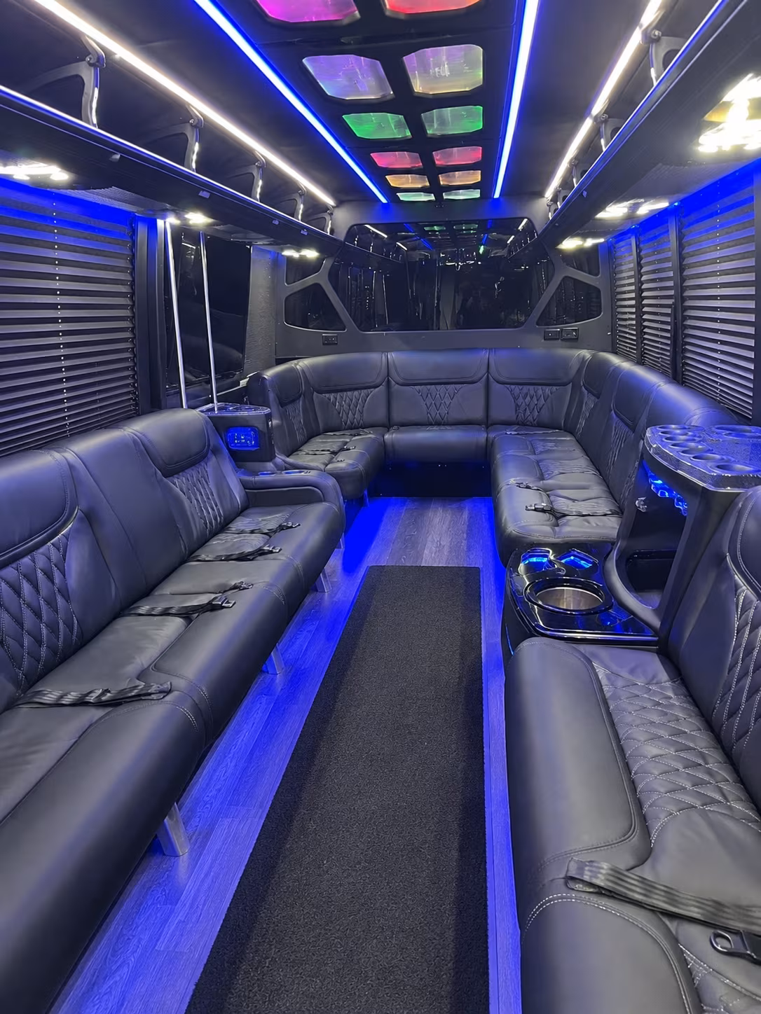 Visalia Private Event Transportation party bus exterior
