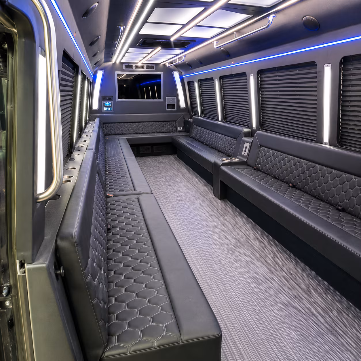 Visalia Private Event Transportation party bus exterior