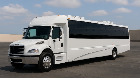 Exterior of Visalia Party Bus Company's 20 Passenger Party Bus in Merced